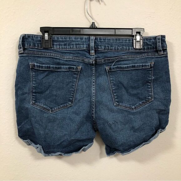 A New Approach Womens Blue Denim Short mini jean shorts size 12 - Picture 4 of 6